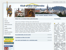 Tablet Screenshot of kpk.klatovynet.cz
